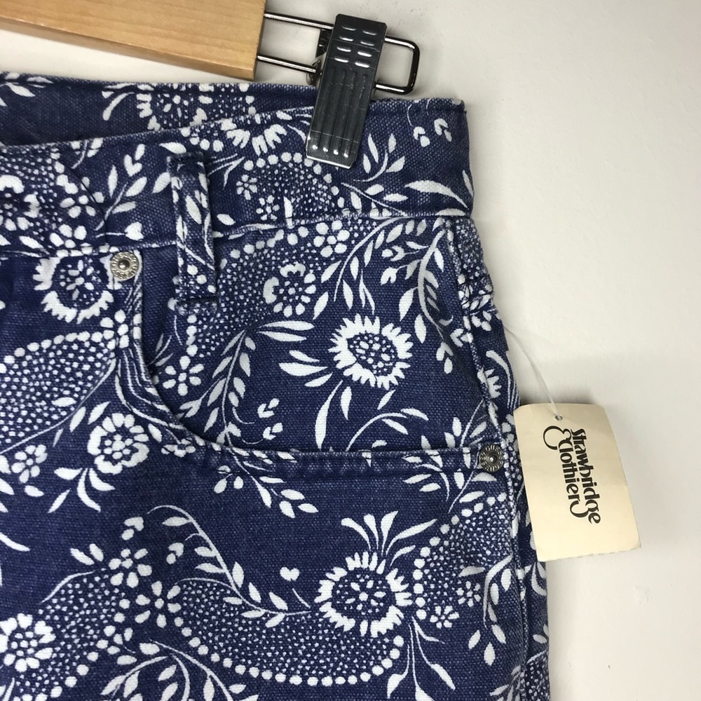 DEADSTOCK NOS GUESS By Georges Marciano Floral and Paisley Button Fly Mom Shorts - Picture 2 of 12